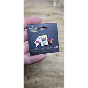 1998 Nagano to 2002 Salt Lake City Olympic bridge pin